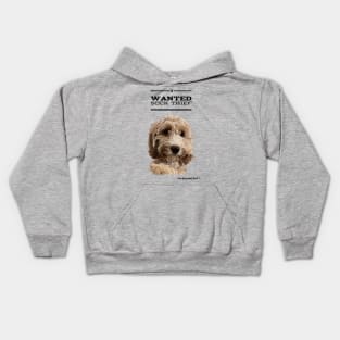 Cockapoo / Doodle Dog Sock Thief Kids Hoodie